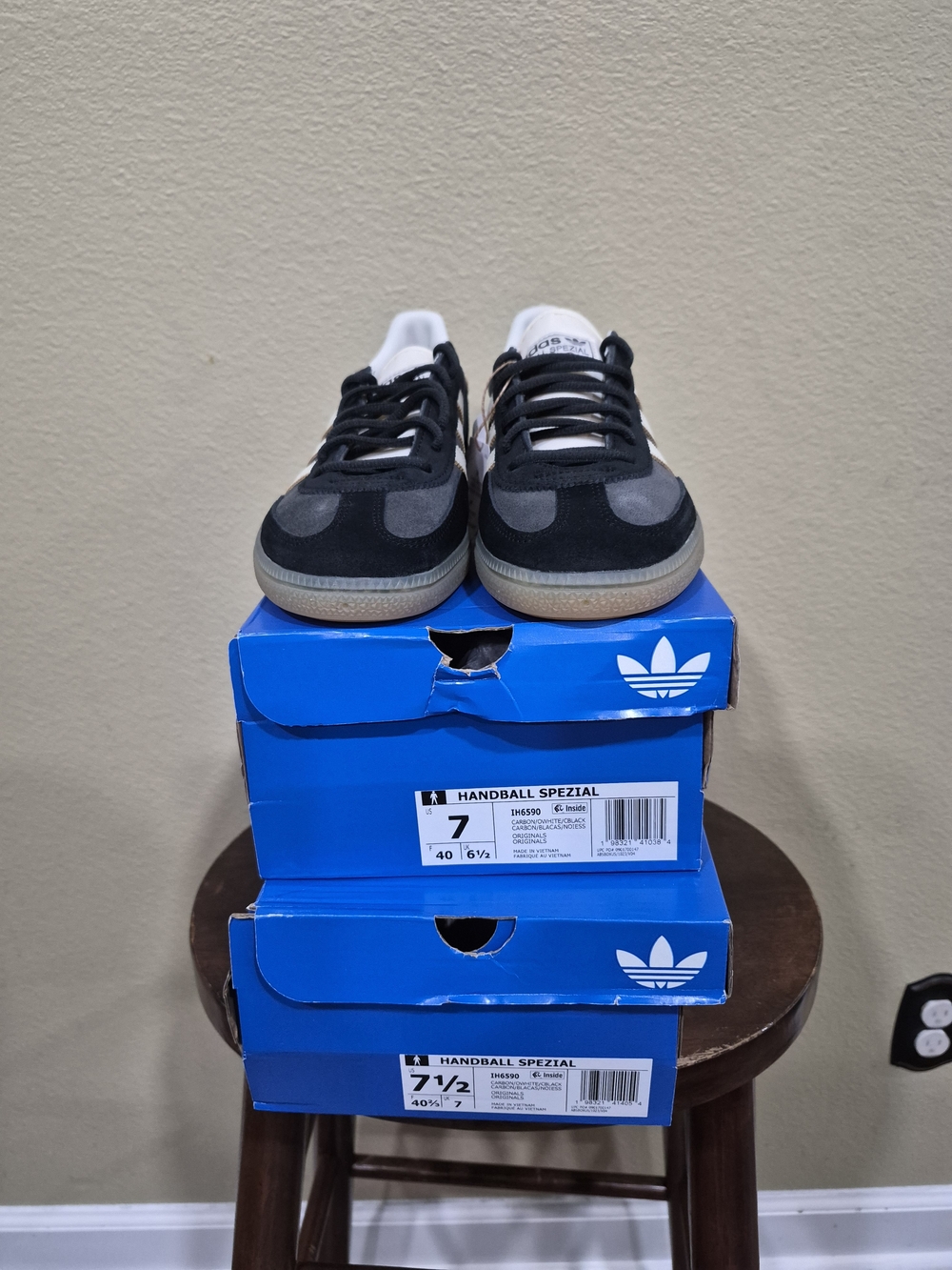 Adidas Men's Handball Spezial Black/Grey Sneakers